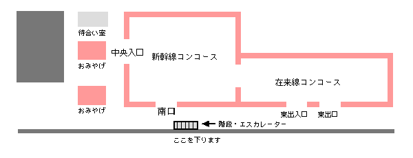 新大阪駅構内図